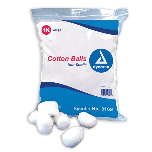 Cotton Balls, Non Sterile, Large