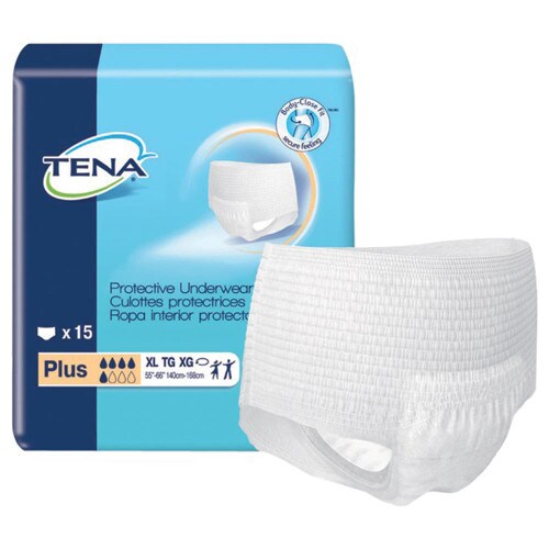 TENA Protective Underwear Plus, XL, 4x15, NA Discreet