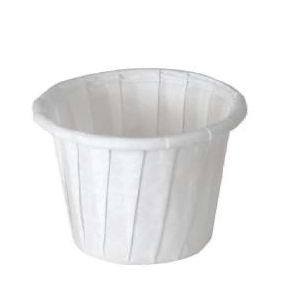 Disposable Paper Souffle Cups 1Oz (5000/cs)