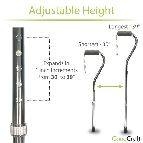 CaneCraft Offset Handle Cane