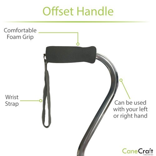 CaneCraft Offset Handle Cane