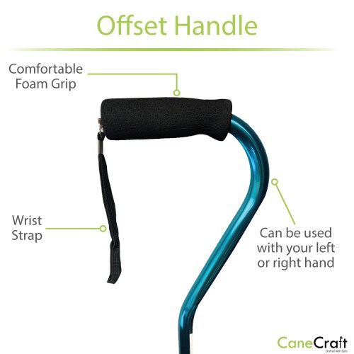CaneCraft Offset Handle Cane