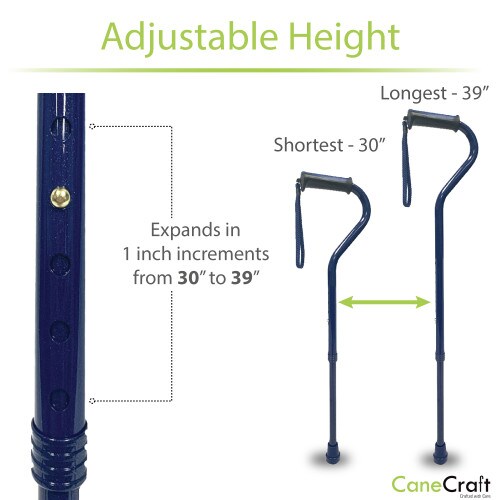 CaneCraft Offset Cane with TPR