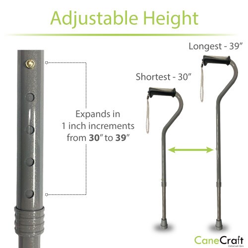 CaneCraft Offset Cane with TPR