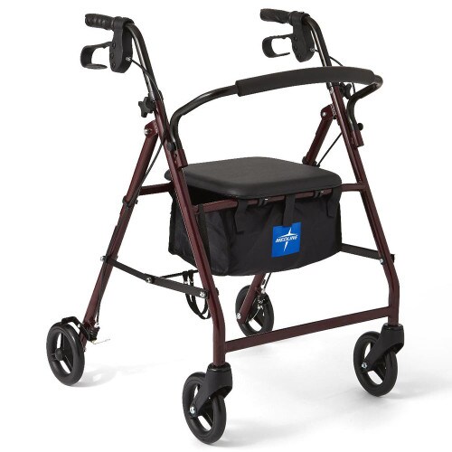 Basic Steel Rollator with 6" Wheels