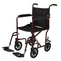 Aluminum Transport Chair 8" Wheels