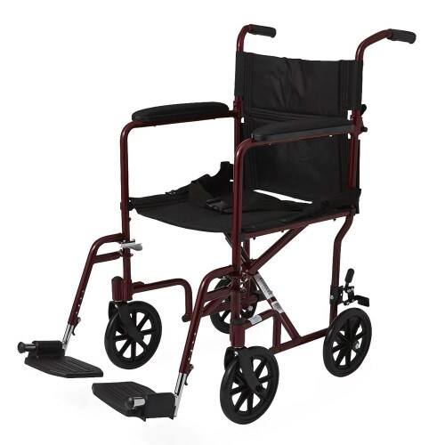 Aluminum Transport Chair 8" Wheels