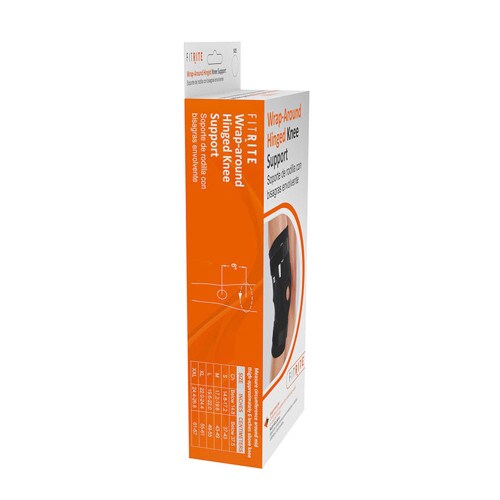 Wrap-Around Hinged Knee Support