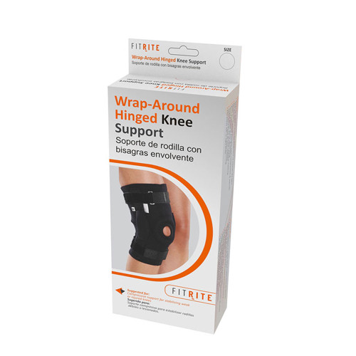 Wrap-Around Hinged Knee Support