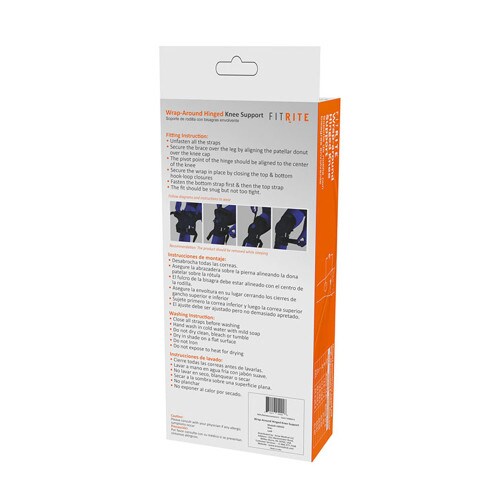 Wrap-Around Hinged Knee Support