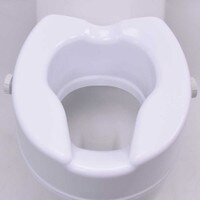 4" Raised Toilet Seat with Lock