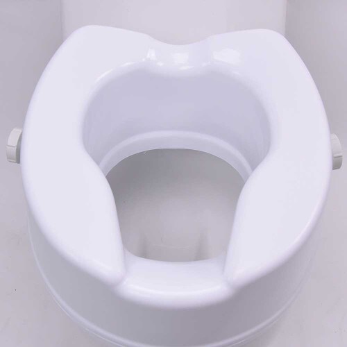 4" Raised Toilet Seat with Lock