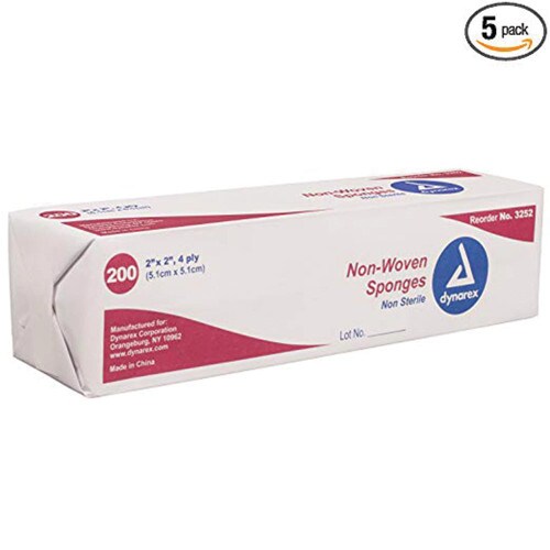 Non-Woven Sponge 2"x 2" 4 Ply