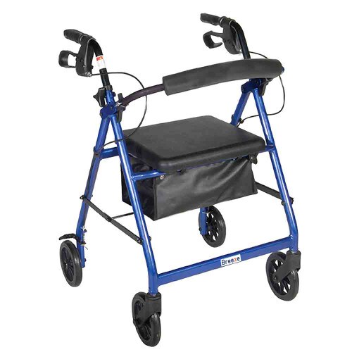 Basic Aluminum Rollator 8" Wheels