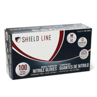 Shield Line Nitrile Exam Gloves