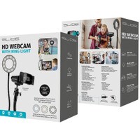 HD Webcam with Ring Light