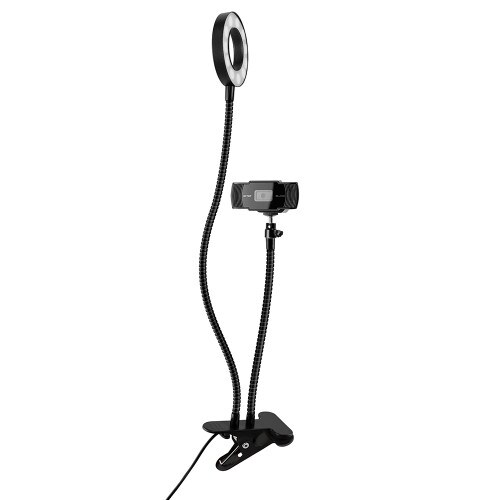 HD Webcam with Ring Light