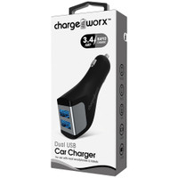 Chargeworx Dual USB Car Charger