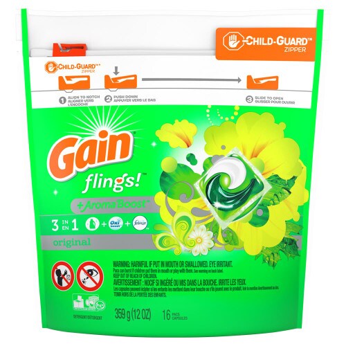 Gain Detergent Liquid Pods