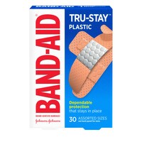 Bandaid Tru-Stay Plastic Assorted