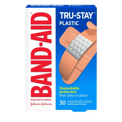 Bandaid Tru-Stay Plastic Assorted