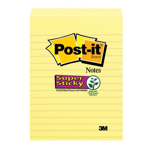 Post-It Super Sticky Lined Notes