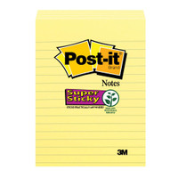 Post-It Super Sticky Lined Notes