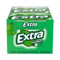 Extra Spearmint Gum 15 Pieces