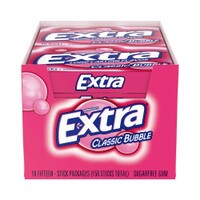 Extra Classic Bubble Gum 15 Pieces
