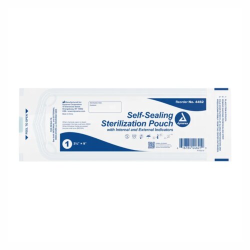 Sterilization Pouches, 3.5" x 9", 200/Box