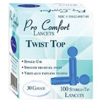 Pro Comfort Twist Top Lancets