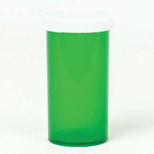 Vials 13 DR Green Snap Cap