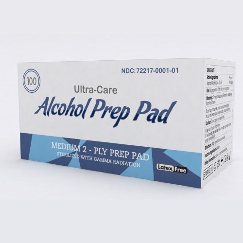 Ultracare Alcohol Prep Pads - 100ct