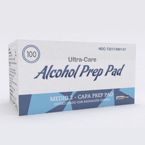 Ultracare Alcohol Prep Pads - 100ct