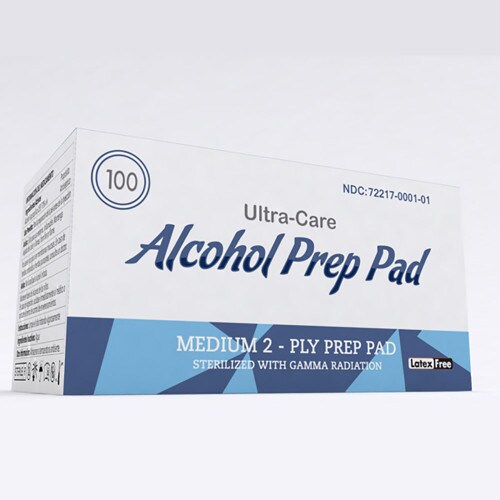 Ultracare Alcohol Prep Pads - 100ct