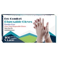 Pro Comfort Disposable Vinyl Gloves