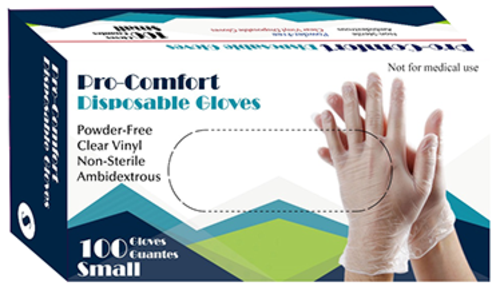 Pro Comfort Disposable Vinyl Gloves